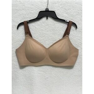 Momcozy XL Nude Beige Wireless Comfort‎ Maternity Nursing Bra